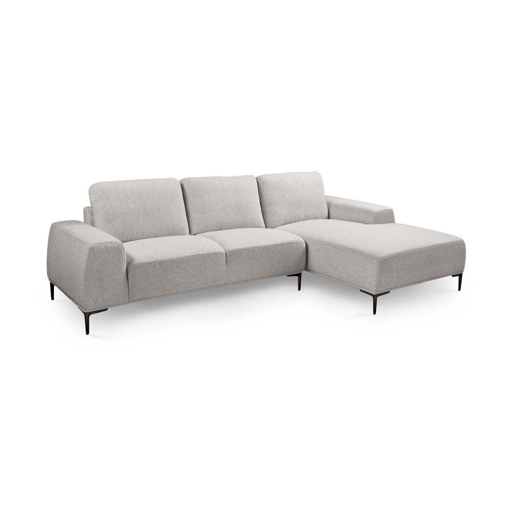 Middleton Sectional Sofa: Gukea Grey Linen
